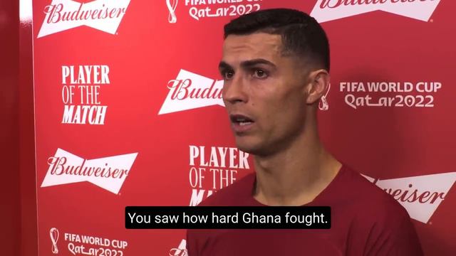 Portugal v Ghana | @budweiser Player of the Match - Cristiano Ronaldo | #FIFAWorldCup
