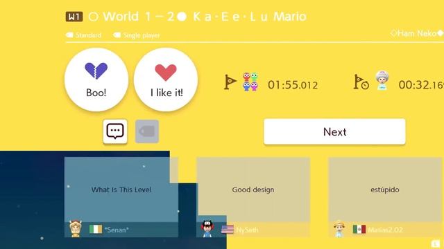 Super Mario Maker 2 Local Multiplayer 4 Players Super Worlds  Ham Neko World 