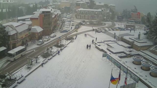 Вебкамера "Площадь Советская". Запись 27.02.2018 10:00:04