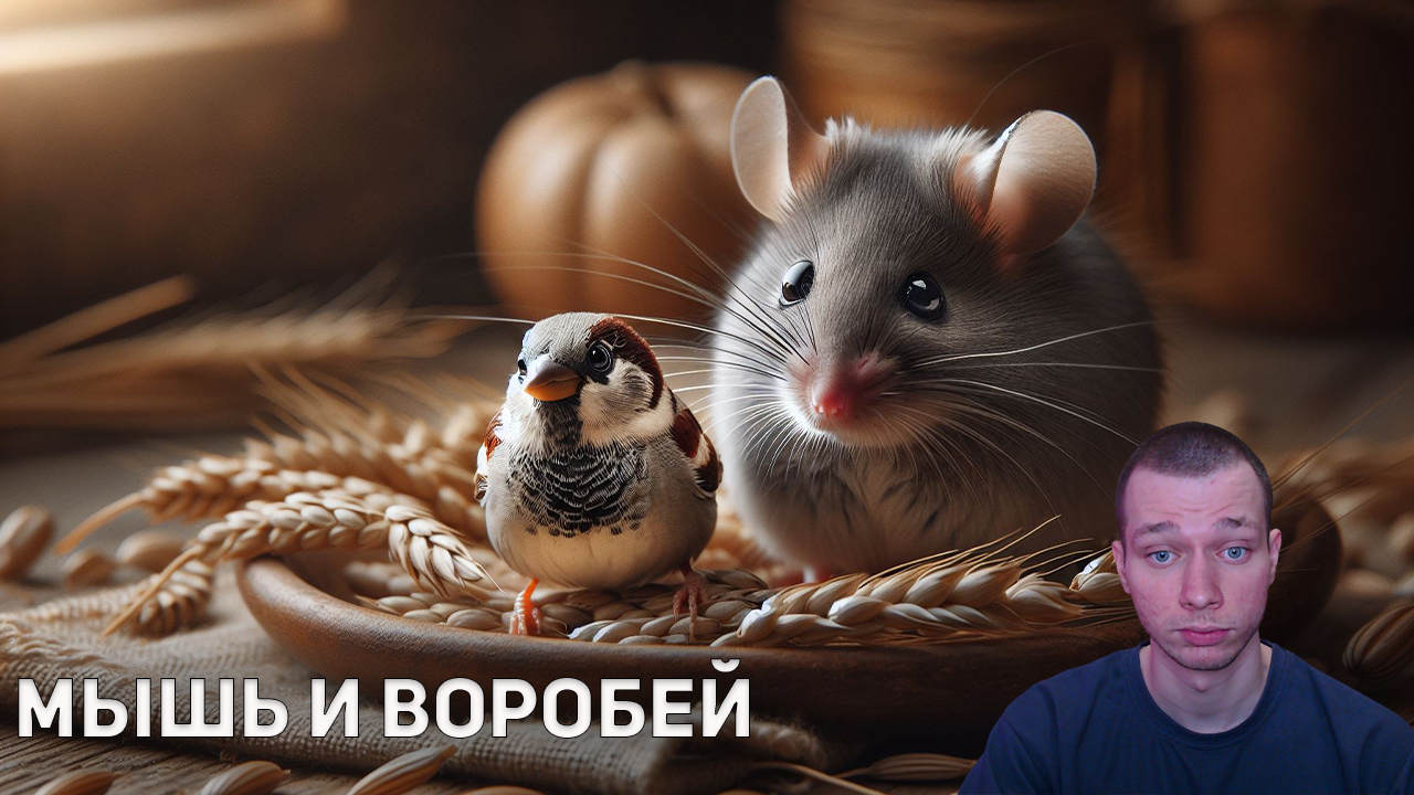 Эстонская сказка - "Мышь и Воробей" (Озвучил Etted Jonnet)