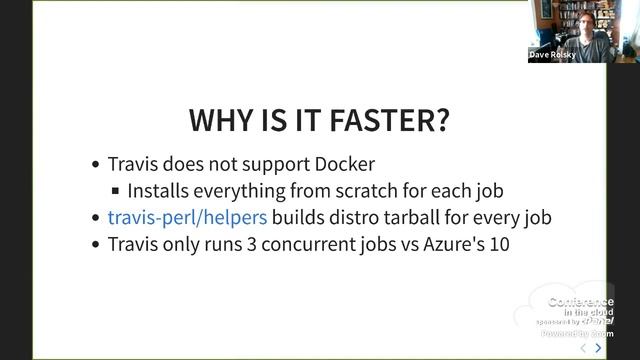 Dave Rolsky - Continuous Integration for Perl with Azure Pipelines