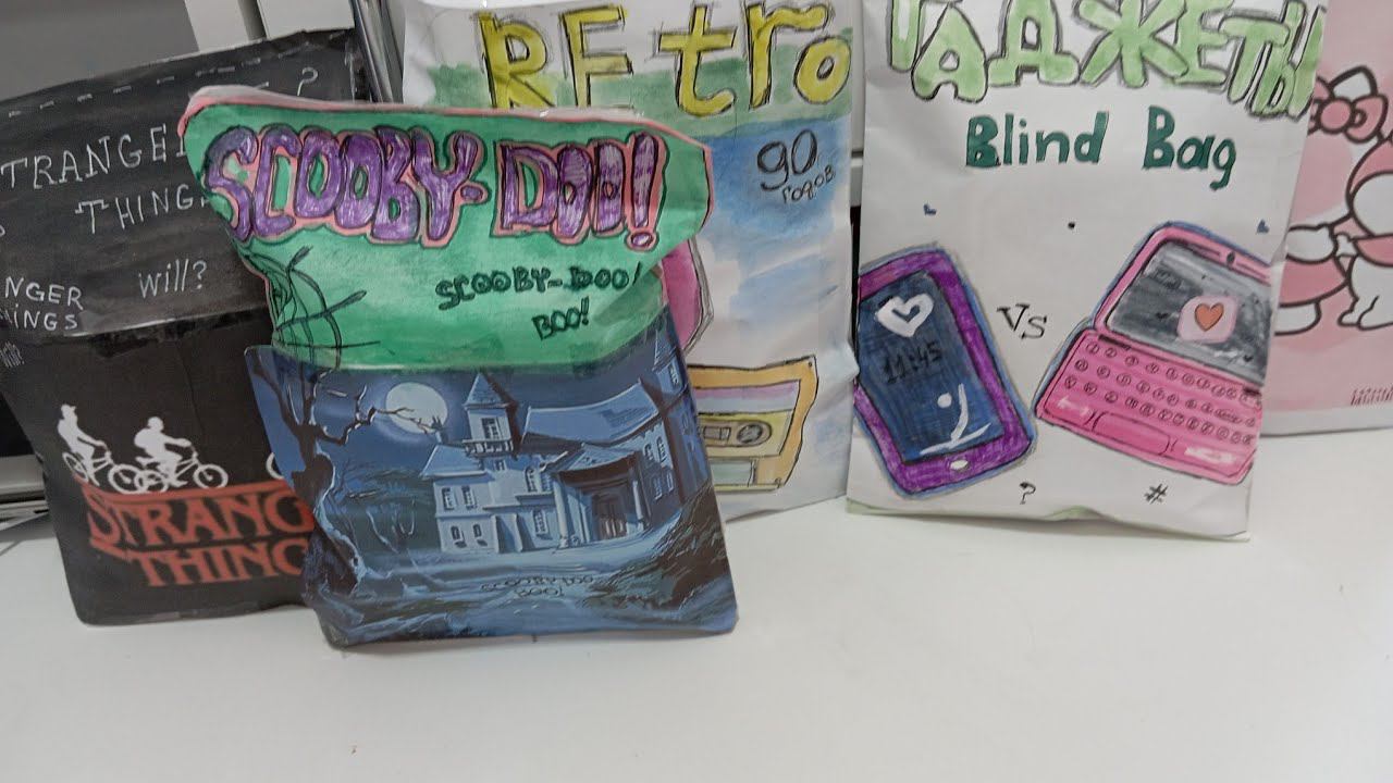 Huge Scooby doo blind bag opening!#shorts  #Asmr#blindbag#paperdiycraft# asmrunboxing#papersquishies
