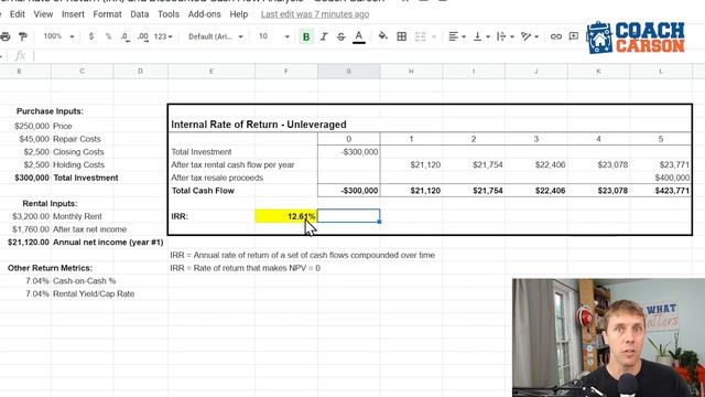 How to Calculate Internal Rate of Return IRR for Real Estate Investing