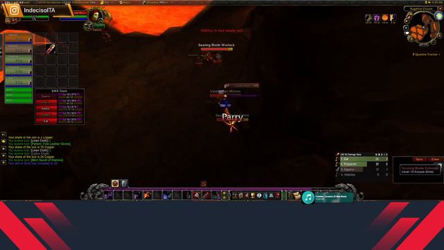Multibox 5 Account WOW HC - RageFire Chasm Dungeon lvl 15/16 under 30'  - ISBOXER -
