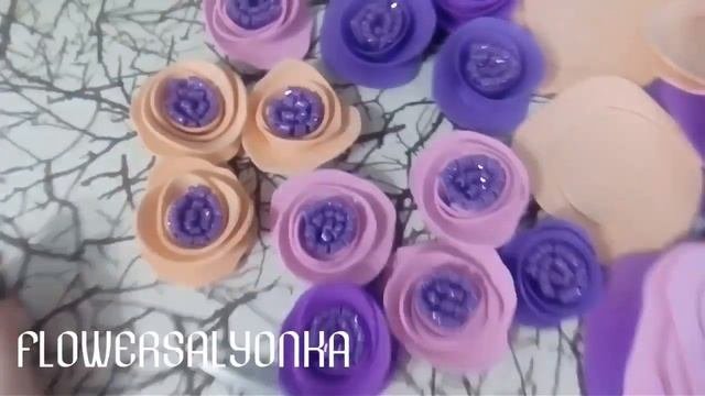 Объемная цифра из фоамирана!