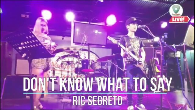 Don't know what to say | Ric Segreto - Sweetnotes Cover