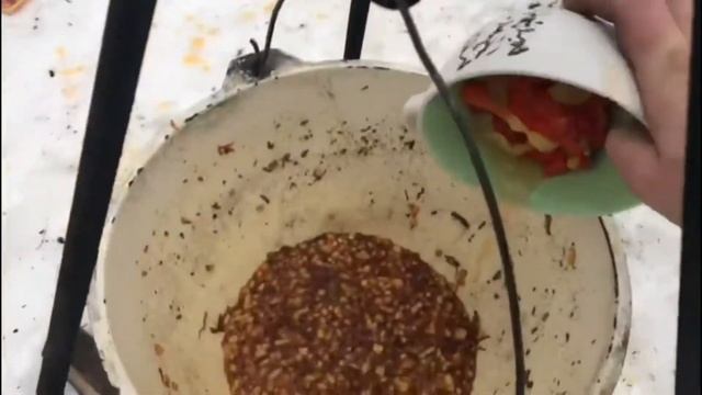 Русинская национальная кухня, приготовление Бограча