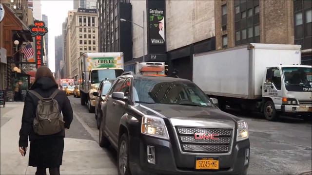 NYPD UNDERCOVER POLICE VAN RESPONDING ON  W. 51ST ST. IN MIDTOWN AREA OF MANHATTAN IN NEW YORK CITY