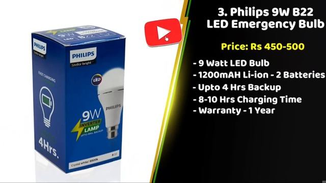 Best Rechargeable LED Bulb?| Top 5 Best Inverter Bulb?| Best emergency Bulb?for home