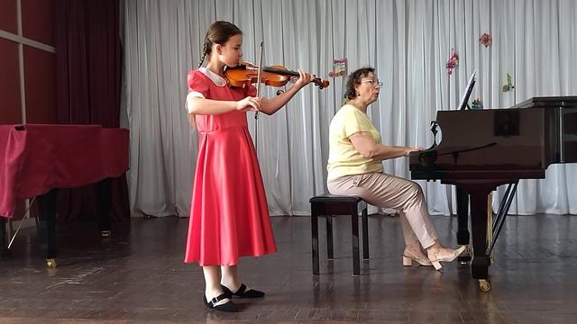 Исполняет София Ситнова. Адольф Губер Концертино соль мажор.
