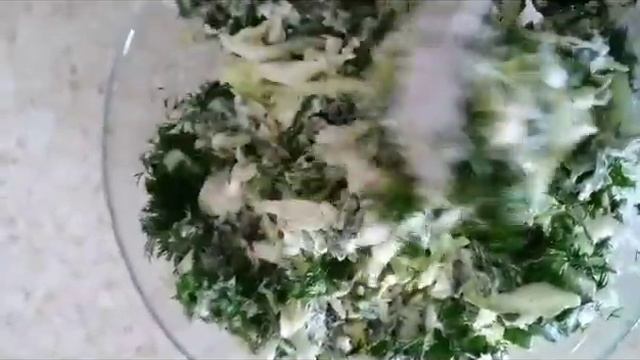 Летний лёгкий салат/жизнь в селе
