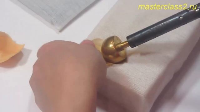 Букет роз из ткани Часть 2. Цветы из ткани мастер класс. Handmade