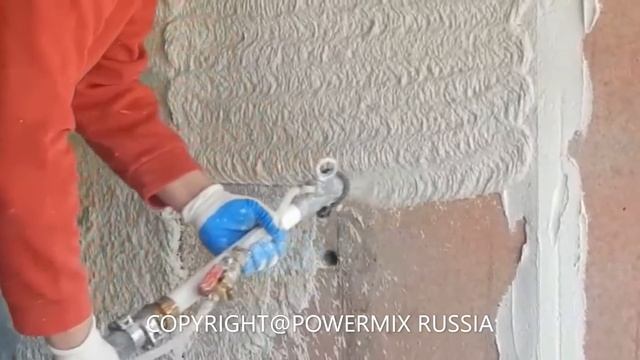 Gysum Plastering Application with Powermix D 6-3 Rotor Stator