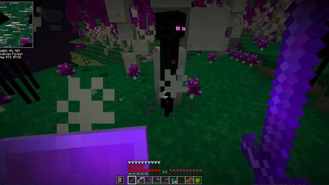 The End Islands and A Hive of Activity in Hardcore Modded Minecraft