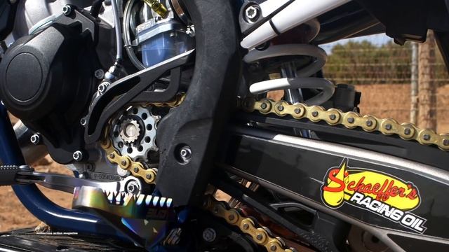 Carson Brown's Ultra Trick Husqvarna TC150 2 Stroke -  Motocross Action Magazine