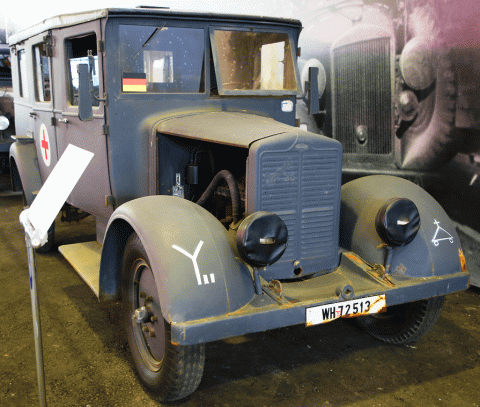 Интерактивный показ немецкого санитарного фургона Phänomen Granit 25H