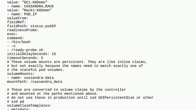 Why "Cassandra" uses "StatefulSet" instead of "Deploymdnt" file for "Kubernetes"?