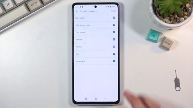 How to Copy Contacts on XIAOMI 11T - Import/Export Contacts