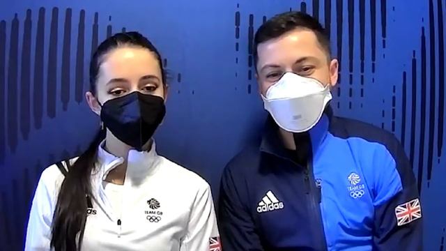Figure skating duo Lilah Fear and Lewis Gibson on hopes ahead of first dance on Saturday