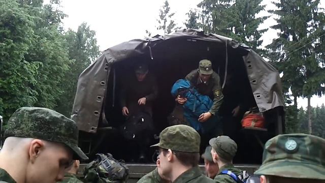 Прибытие в часть