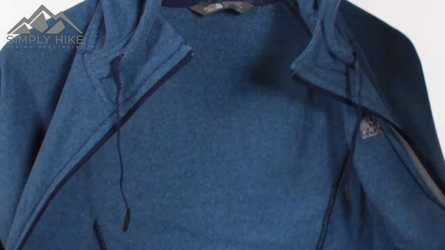 The North Face Womens Mezzaluna Full Zip Hoodie Patriot Blue Stripe - www.simplyhike.co.uk