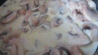 Макаронный пирог с грибами
