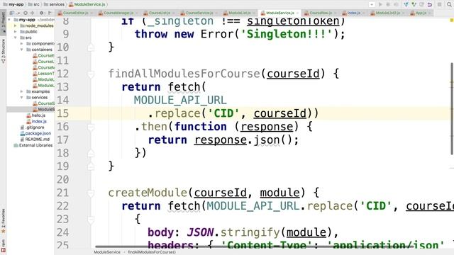 M2L4 10 Retrieving nested data from a REST API Web service with React