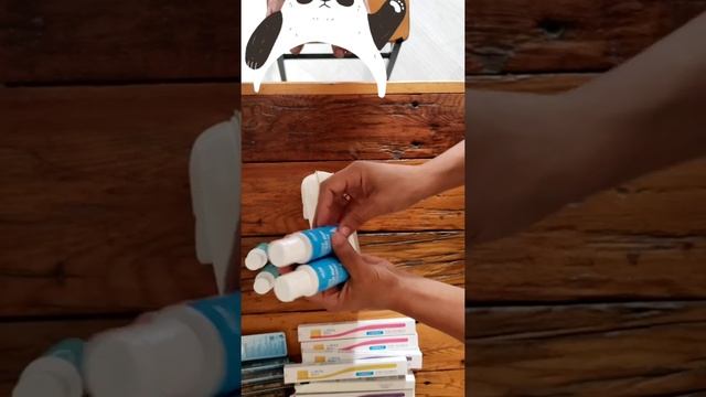 классный дорожный набор от крутой корейской компании!
