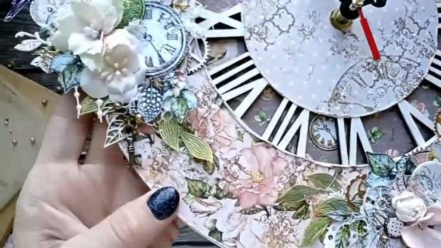 #ScrapMania_tm Настенные часы