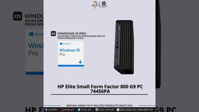 HP Elite Small Form Factor 800 G9 PC 744S6PA