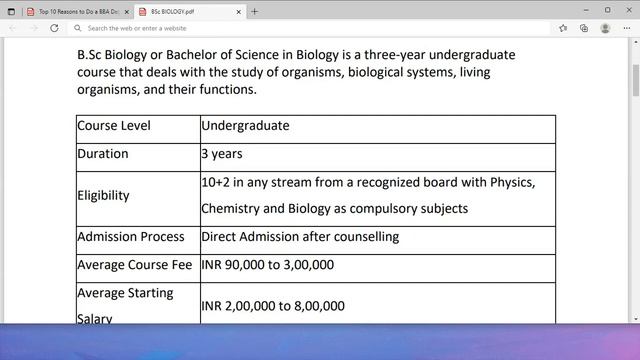 BSc Biology Course Details in Hindi | BSc Biological Science Scope in India | By Sunil Adhikari