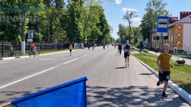 Наровля отметила День Государственных флага, герба и гимна легкоатлетическим забегом