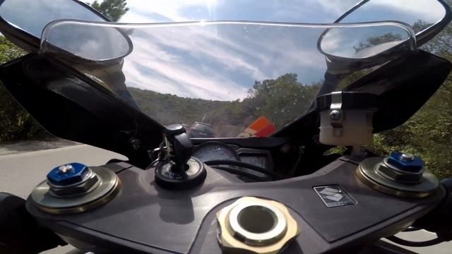 Suzuki gsxr 600 K7 - Fast mountain ride ONBOARD #1
