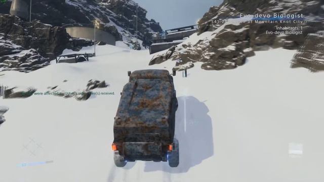 Off-Road Driving In Death Stranding