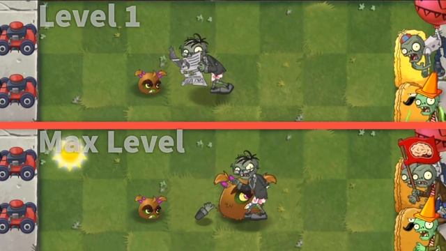 Plants Vs Zombies 2 Premium Plants Level 1 vs Max Level PVZ 2