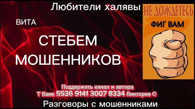 ВИТА. СТЕБЕМ МОШЕННИКОВ | ТЕЛЕФОННЫЕ МОШЕННИКИ