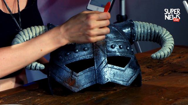 Super News Live: Making A Skyrim Helmet