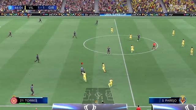 Fifa 22; Final de la Supercopa de Europa con el Girona (PS4)