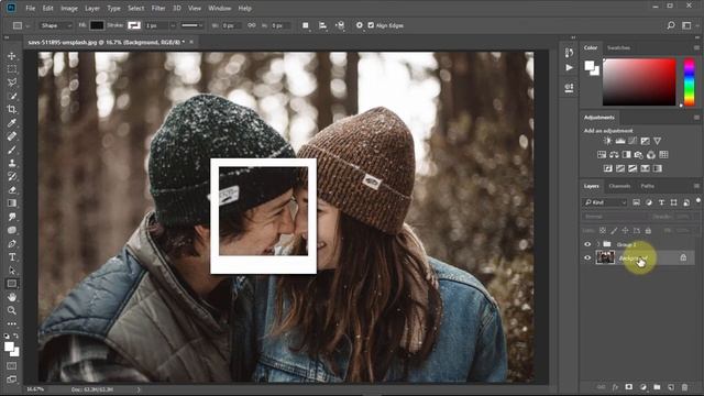 how to create a polaroid photo collage in Photoshop CC | फोटोशॉप में पोलरॉइड  इफ़ेक्ट कैसे बनाते हैं