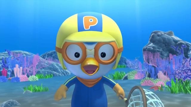 Pororo Shark Toy Story  3 Rescuing Eddy  Somebody Help Us!  Pororos mini world