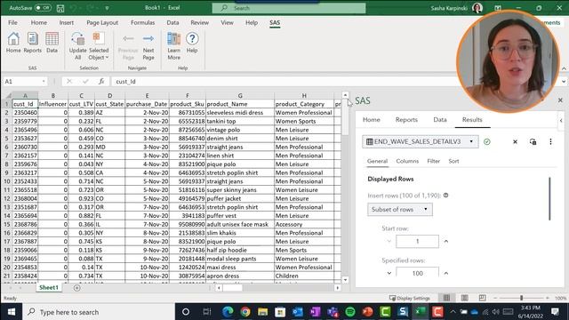 SAS Tutorial | Working with SAS Data in Microsoft Excel