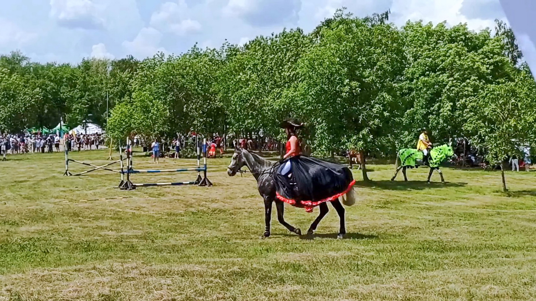 Сабантуй в Магнитогорске, конкур, выступление на лошадях (15.06.2024)