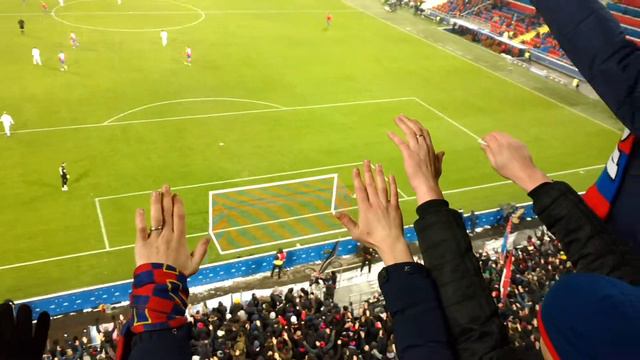 ЦСКА фан трибуна.
