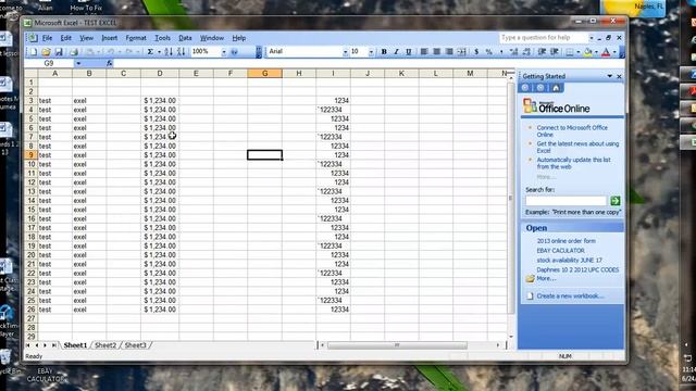 How To -Excel 2003 Shading Alternate Lines Fast And Easy