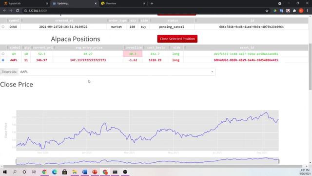 055 Automated Trading Review Coding Example