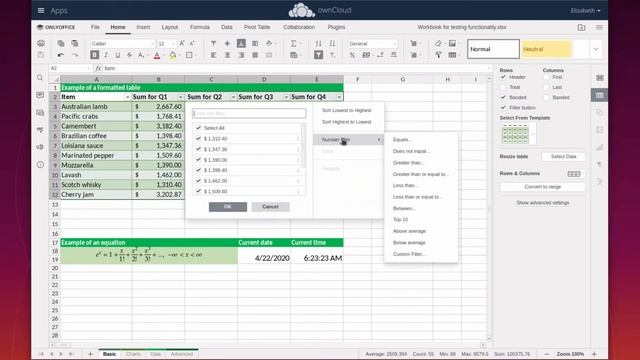 Document editing and collaboration within ownCloud using ONLYOFFICE