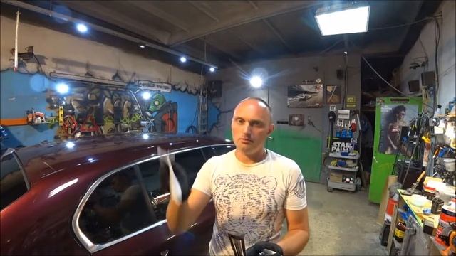 Полировальная машинка Isistem и синяя глина sonax