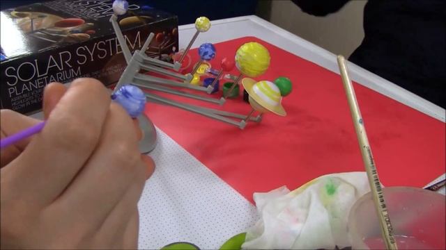 Модель солнечной системы Планетарий. Solar system planetarium model.
