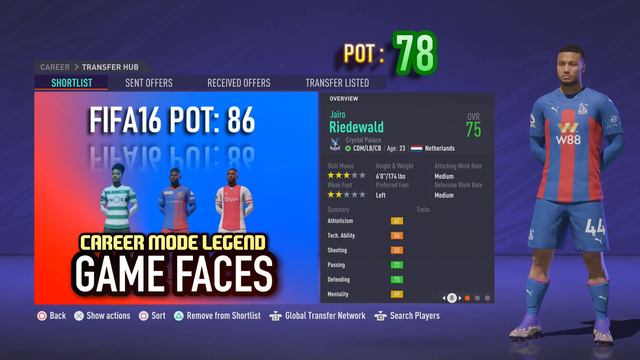 FIFA 21: CAREER MODE LEGEND GAME FACES