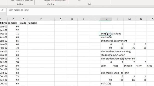 Efficiency of Arrays in Calculations